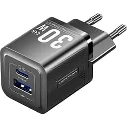 Зарядний пристрій 2xUSB 30W (USB-A/USB-C) + USB-C cable М-М Black Vention - мініатюра 2