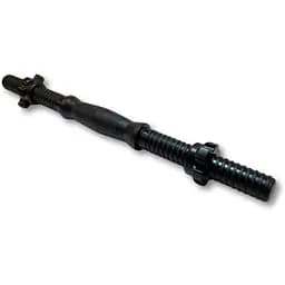 Гриф гантельний Trex Sport TX 42см (25мм) з пласт. гайками чорний