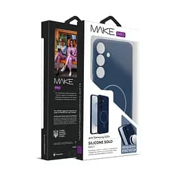 Чохол Make Samsung S26 Plus Silicone Solo Navy - мініатюра 5