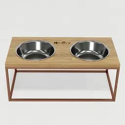 Hollky Base XL20 — миски на підставці для великих собак (2 × 1,8 л) - мініатюра 3