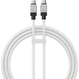 Кабель Baseus CoolPlay Series USB-C to USB-C 100W 1m White (CAKW000202) [141249]