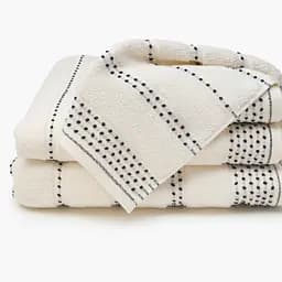 Рушник MBM HOME Слід вітру 30x50 см крапка айворі (BT-18 S IVORY/DOT) - мініатюра 7
