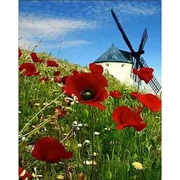 Алмазна мозаїка Млин Strateg HEG86061, 30х40 см