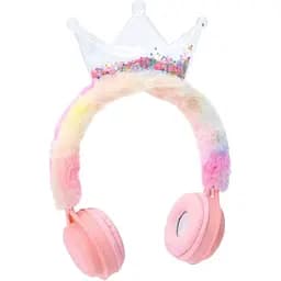 Наушники FG240430009Q, плюшевые, Bluetooth 5.0, дальность действия до 10 метров, до 6-8 часов работы, розовые