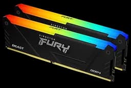 Оперативная память Kingston Fury 32GB (2x16GB) DDR4 3600MHz Beast RGB Black (KF436C18BB2AK2/32)