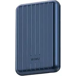 Зовнішній акумулятор Wiwu Trunk Series Magnetic PP02 Wireless Charger 5000mAh 20W Blue [104340]