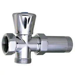 Кран вентильний для пральної машини Q Professional 3/4″x3/4″x3/4″ з подовжувачем NV-QP170 000008977