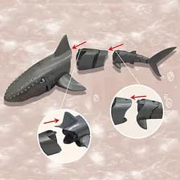 Човен на радіокеруванні SHT FY666 Shark 2.4G Grey - мініатюра 5