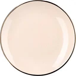 Тарілка десертна Ardesto Emilia 20 см бежева (AR0719EBG)