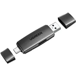 Card Reader USB-С 3.1 + USB-A 2-слота TF/SD CM304 Ugreen (80191)
