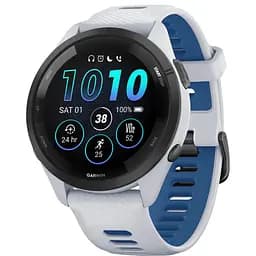 Смарт-часы Garmin Forerunner 265 Black Bezel w. Whitestone Case и Whitestone/Tidal Blue S. Band (010-02810-01/11/51)