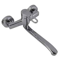 Змішувач для кухні Globus Lux Dolly GLD-0104 хромований з високим ізливом для миття та раковини