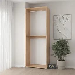 Шафа для одягу з двома штангами С-7.0 Дуб крафт Idea