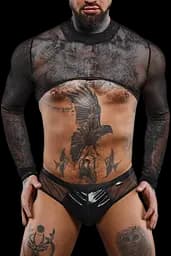 Топ с длинными рукавами Regnes Fetish Planet XXL (черный)