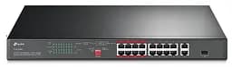 Комутатор TL-SL1218P 16xFE (16xPoE), 2xSFP, 150Вт, Некерований TP-Link teh0018150 - мініатюра 2