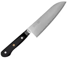 Кухонный нож Suncraft Сантока 165 мм Черный 000291566