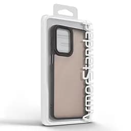 Противоударный чехол для Motorola G55 5G, Frame, черный, панель-накладка, термополиуретан TPU + поликарбонат PC, защита всего корпуса, защита кнопок и камеры, устойчив к деформациям, ArmorStandart (ARM81261) - мініатюра 3