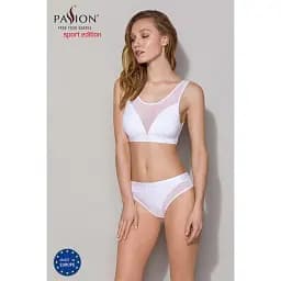 Трусики із прозорою вставкою Passion Panties white L - мініатюра 5