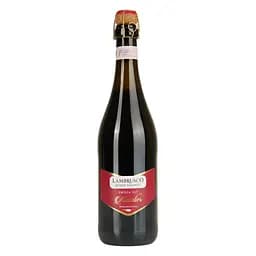 Вино игристое Kavalier Lambrusco Emilia Vino Frizzante Rosso Amabile IGT красное полусладкое 0.75 л