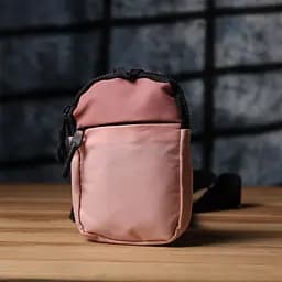 Жіноча слінг сумка для подорожей з якісного текстилю Vintage s_15154 рожева - мініатюра 6