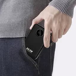 Універсальна мобільна батарея Dudao 20000mAh K14+ 22,5W PD,QC USB-A,USB-C In/Out,with built-in USB-C/Lightning cables Black (6977196680016) - мініатюра 4