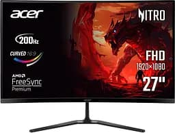Монітор 27" Acer ED270X0biip Curved FHD VA 200Hz (UM.HE0EE.001)