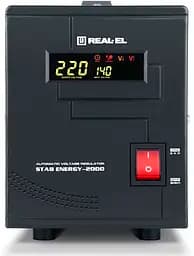 Стабілізатор REAL-EL STAB ENERGY-2000 (EL122400013) - мініатюра 2