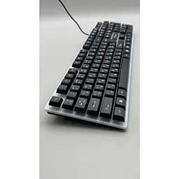 Клавіатура дротова XSTRIKE X-1080, RGB підсвічування, 104 клавіші, USB, чорна