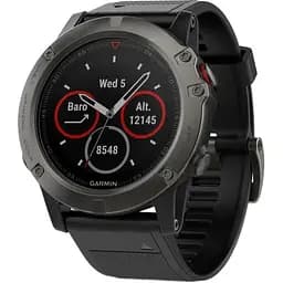 Смарт-годинник Garmin Fenix 5X Slate Gray Sapphire with Black Band (010-01733-01) (010-01733-00)