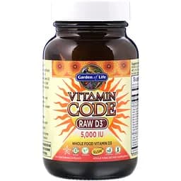 Витамин D3 Garden of Life Vitamin Code RAW D3 125 мкг 60 капсул (GOL11586)