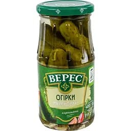 Огірки Верес мариновані слабокислі 435 г