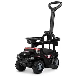 Дитяча каталка-толокар M 4231L-2 Чорний, з батьківською ручкою