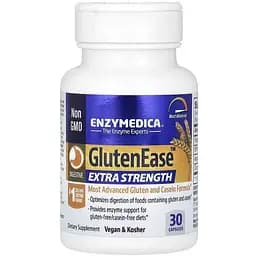 Харчові ферменти Enzymedica Gluten Ease Extra Strength, 30 капсул для перетравлення лактози