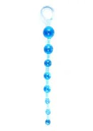 Анальная цепочка Jelly Anal 10 Beads Blue Boss Series 67-00087 100371