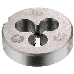 Плашка ручная круглая метрическая Intertool M3 х 0.5