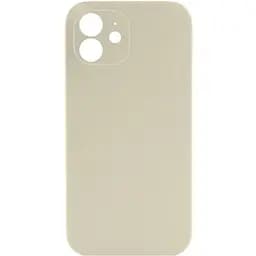 Чохол Epik Silicone Case Full Camera Protective (AA) NO LOGO для Apple iPhone 12 (6.1) Бежевий / Antique White