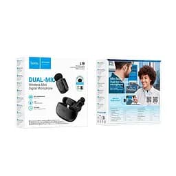 Мікрофон Hoco Graceful Wireless Microphone (iP/Type-C) L19 2.4GHz, 3-4h, 10-15m - мініатюра 2