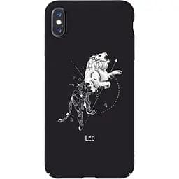 Чехол-накладка Toto Full PC Print Case Apple iPhone X/XS #167_Leo Black