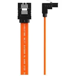 Кабель для передачі даних SATA III 0.5m 90° corner Cabletime (CA915903)