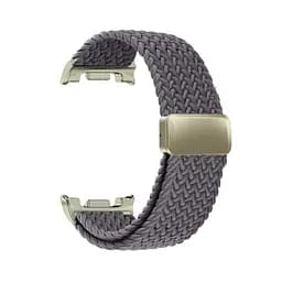 Ремінець для Samsung Watch 8/8 Classic (20x113 mm), Braided Solo Loop, чорний, нейлоновий, текстильний, плетений, еластичний змінний браслет для смарт-годин, ArmorStandart (ARM87353) - мініатюра 2