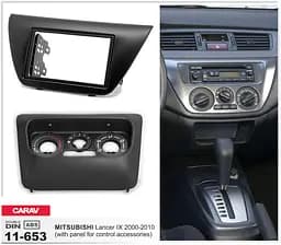 Перехідна рамка Mitsubishi Lancer IX Carav 11-653 - мініатюра 7