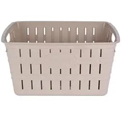 Кошик для білизни Violet House Бамбу Cappucino, поліпропілен, 15 л, бежевий (0771 Бамбу CAPPUCINO с руч. 15 л)