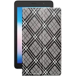 Чохол StatusCASE з екошкіри для планшету Alcatel 1T 7 4G Клітинки