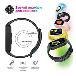 Силіконовий ремінець для фітнес браслетів Xiaomi Smart Band 9 Active Redmi Smart Band 3, Silicone, ivory, зі зручною застібкою, на фітнес трекер та смарт годинник, ArmorStandart (ARM85581) - мініатюра 5