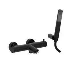 Термостат для ванни Paffoni Light black matt LIQ023NO, Чорний матовий