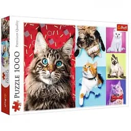 Пазл Trefl Щасливі кішки 1000 ел. (10591)