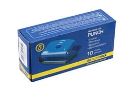 Діркопробивач металевий, до 10 аркушів, чорний, BM.4036-01