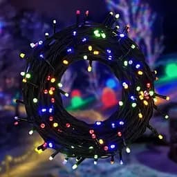 Гирлянда-нить уличная 100 led с переходником 10 м Разноцветный