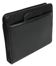 Папка-портфель Exclusive 718800 з двома ручками екошкіра A4 35,5х28х4,5 см Чорний