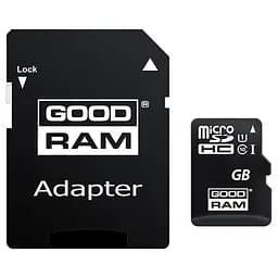 Карта памяти GoodRam MicroSDXC 64GB UHS-I Class 10 + SD-adapter (M1AA-0640R12)